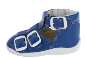 BEDA detská obuv na prvé kroky MB 0005 ZŠ/SP sv. modrá -3 pracky